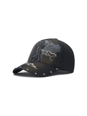 Obrázek produktu Ed Hardy Kšiltovka čedičová šedá / černá / bílá