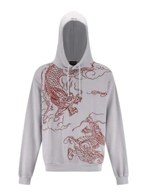 Obrázek produktu Ed Hardy Mikina 'Battle Dragon' šedá / červená