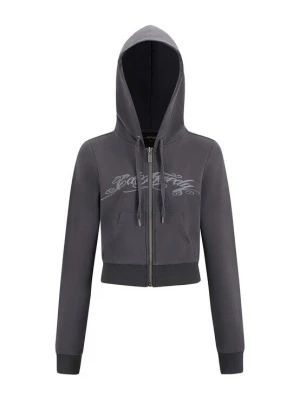 Obrázek produktu Ed Hardy Mikina 'Love Is Mystery' šedá / tmavě šedá