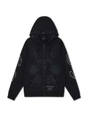 Obrázek produktu Ed Hardy Mikina ' Love Kills' světle šedá / černá