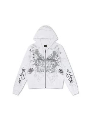 Obrázek produktu Ed Hardy Mikina šedá / bílá