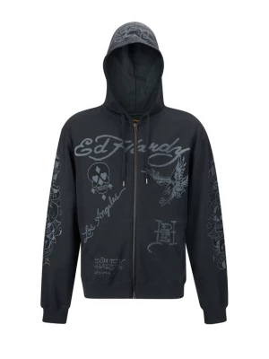 Obrázek produktu Ed Hardy Mikina 'Death-Before' šedá / černá
