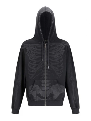 Obrázek produktu Ed Hardy Mikina 'Skelett in Säure' antracitová / grafitová