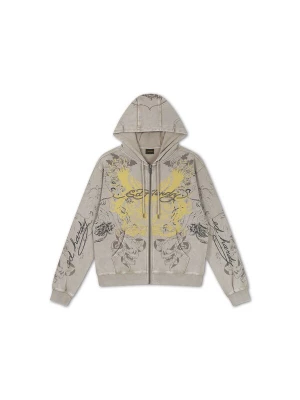 Obrázek produktu Ed Hardy Mikina 'Venom' žlutá / režná / tmavě šedá / černá