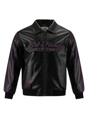 Obrázek produktu Ed Hardy Přechodná bunda tmavě fialová / černá