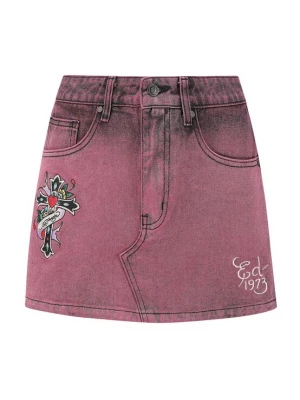 Obrázek produktu Ed Hardy Sukně šeříková / černá / bílá