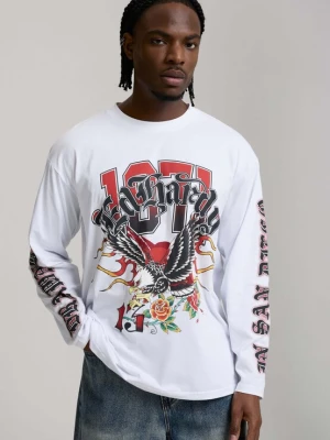 Obrázek produktu Ed Hardy Tričko '1971 Tattoo Eagle' krvavě červená / černá / bílá