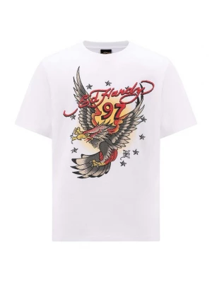 Obrázek produktu Ed Hardy Tričko '97 Eagle' olivová / červená / bílá