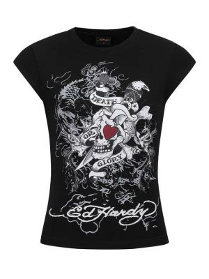 Obrázek produktu Ed Hardy Tričko černá / bílá
