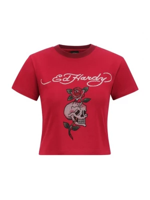 Obrázek produktu Ed Hardy Tričko červená / bílá