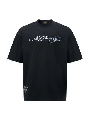 Obrázek produktu Ed Hardy Tričko 'Drags-Back' šedá / antracitová / černá / bílá