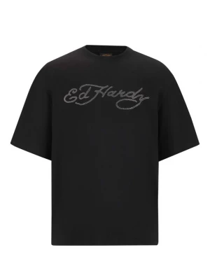 Obrázek produktu Ed Hardy Tričko 'Skull Flame' limetková / oranžová / černá / bílá