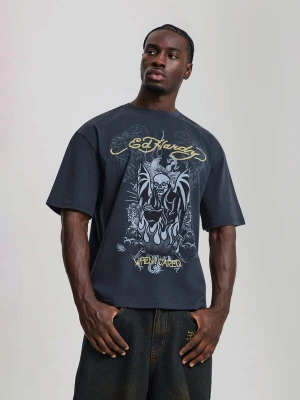 Obrázek produktu Ed Hardy Tričko 'When I Cared' žlutá / černá