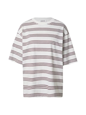 Obrázek produktu EDITED Oversized tričko ' Xia' burgundská červeň / bílá