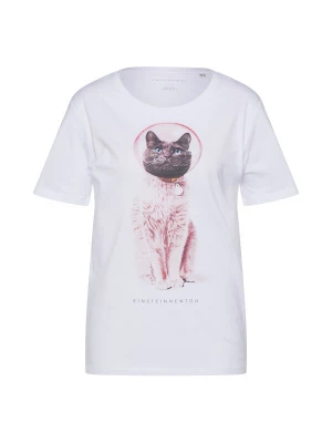 Obrázek produktu EINSTEIN & NEWTON Tričko 'Astro Cat' šedá / starorůžová / bílá