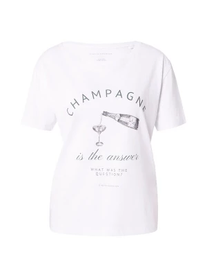 Obrázek produktu EINSTEIN & NEWTON Tričko 'Champagne Glas' tmavě zelená / černá / bílá