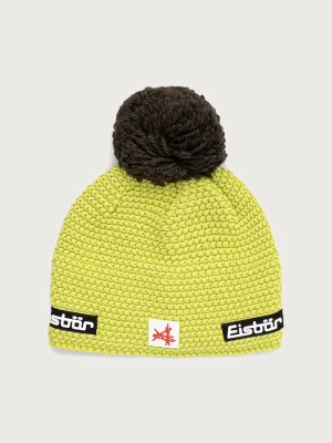 Obrázek produktu Eisbar pletená čepice s merino vlnou Jamie Pompon MÜ SA Eisbär zelená
