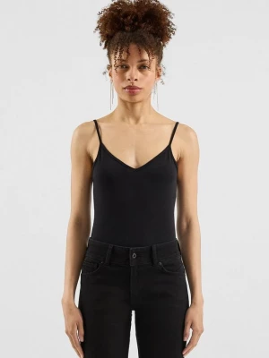 Obrázek produktu Elastický top se špagetovými ramínky QS černá
