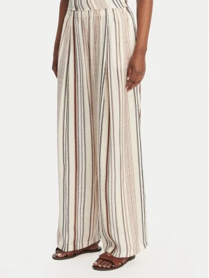 Obrázek produktu Eleh Kalhoty z materiálu SS260132 Écru Relaxed Fit Krémová