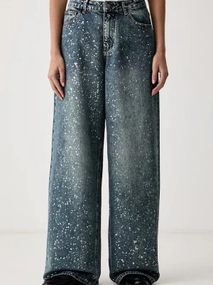Obrázek produktu Eleh wide leg džíny dámské modrá