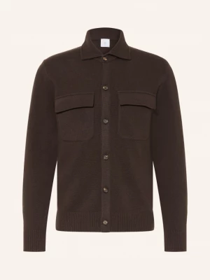 Obrázek produktu Eleventy Pletené Overshirt tmavě hnědá