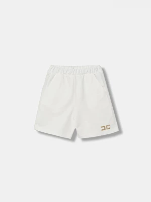 Obrázek produktu Elisabetta Franchi Dětské bavlněné šortky Elisabetta Franchi béžová