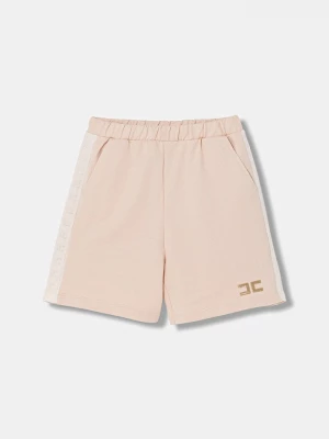 Obrázek produktu Elisabetta Franchi Dětské bavlněné šortky Elisabetta Franchi béžová