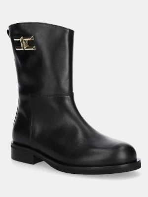 Obrázek produktu Elisabetta Franchi Dětské kožené boty Elisabetta Franchi černá