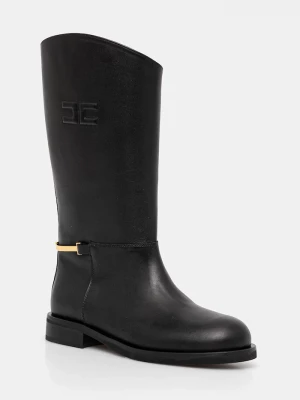Obrázek produktu Elisabetta Franchi Dětské kožené boty Elisabetta Franchi černá