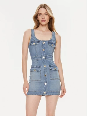 Obrázek produktu Elisabetta Franchi Džínové šaty AJ-36S-41E2-002606 Modrá Slim Fit