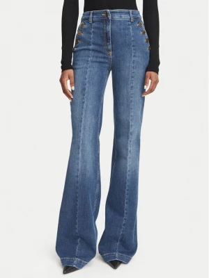Obrázek produktu Elisabetta Franchi Jeansy PJ-12D-66E2-V520 Modrá Palazzo Fit