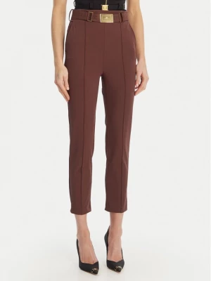 Obrázek produktu Elisabetta Franchi Kalhoty z materiálu PA-132-61E2-V350 Hnědá Regular Fit