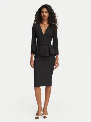 Obrázek produktu Elisabetta Franchi Koktejlové šaty AB-010-67E2-V400 Černá Fitted Fit