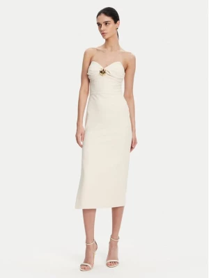 Obrázek produktu Elisabetta Franchi Koktejlové šaty AB-769-51E2 Écru Regular Fit Krémová