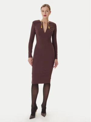 Obrázek produktu Elisabetta Franchi Koktejlové šaty AB-805-57E2-V460 Bordó Slim Fit