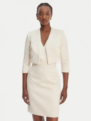 Obrázek produktu Elisabetta Franchi Koktejlové šaty TB-001-61E2-V550 Écru Regular Fit Krémová