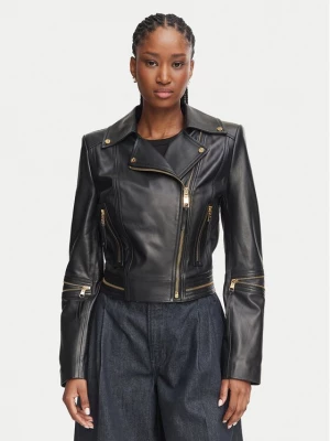 Obrázek produktu Elisabetta Franchi Kožená bunda GD-01Z-66E2-V1490 Černá Regular Fit