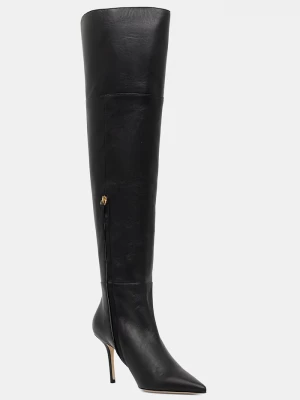 Obrázek produktu Elisabetta Franchi Kožené kozačky Elisabetta Franchi černá