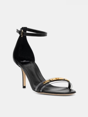 Obrázek produktu Elisabetta Franchi Kožené sandály Elisabetta Franchi černá