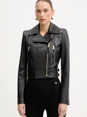 Obrázek produktu Elisabetta Franchi Kožený křivák Elisabetta Franchi černá