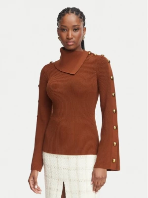 Obrázek produktu Elisabetta Franchi Rolák MK-03S-66E2-V420 Hnědá Slim Fit
