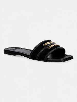 Obrázek produktu Elisabetta Franchi Semišové pantofle Elisabetta Franchi černá