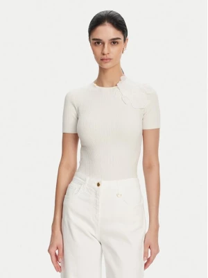 Obrázek produktu Elisabetta Franchi Svetr MK-55B-51E2 Bílá Slim Fit
