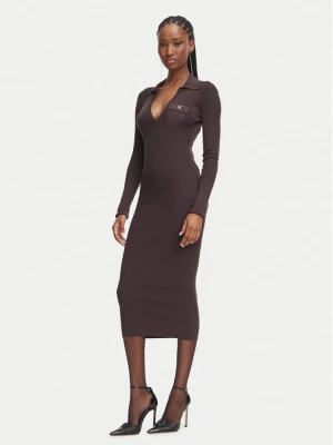 Obrázek produktu Elisabetta Franchi Úpletové šaty AM-08B-66E2-V380 Tmavě hnědá Slim Fit