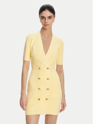 Obrázek produktu Elisabetta Franchi Úpletové šaty AM-66S-51E2 Žlutá Regular Fit