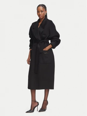 Obrázek produktu Elisabetta Franchi Vlněný kabát CP-01D-66E2-V850 Černá Regular Fit