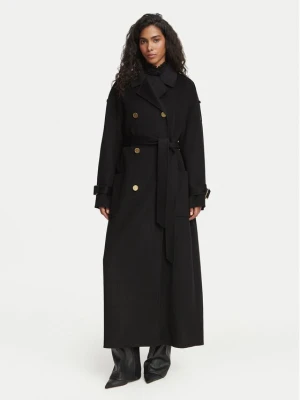 Obrázek produktu Elisabetta Franchi Vlněný kabát CP-02D-66E2-V790 Černá Regular Fit