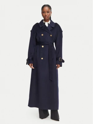 Obrázek produktu Elisabetta Franchi Vlněný kabát CP-02D-66E2-V790 Tmavomodrá Regular Fit