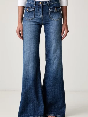 Obrázek produktu Elisabetta Franchi wide leg džíny dámské modrá