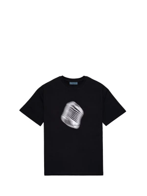 Obrázek produktu EMBLEMM Tričko 'Blurred Mic' černá